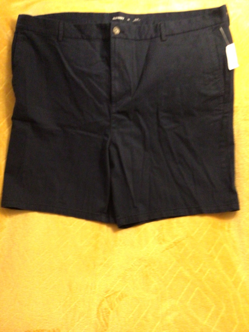 Old Navy Men's Navy Flat-Front Cotton Shorts -New- - Picture 3 of 6